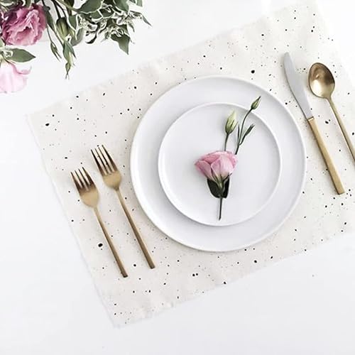 Miniatura 6 de XINLTC Juego de 25 platos de cerámica para postre, platos redondos blancos de 6 pulgadas, para aperitivo, pan y mantequilla, platos de aperitivo