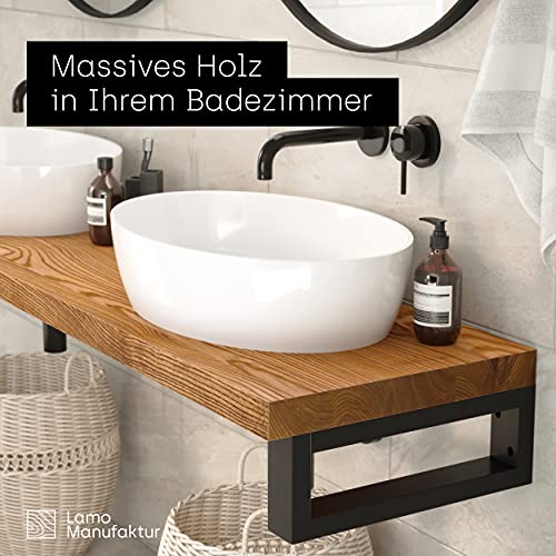 LAMO-Manufaktur-Encimera-para-Lavabo-Encimera-de-Bano-Estante-de-Bano-Tablero-de-Pared-para-Lavabo-140×60-cm-LxA-Color-Natural-Sin-Accesorios-de-Montaje-LWPG-01-A-002-EM