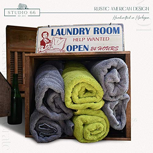 Darla'studio 66 Rustic Wood Crate #TOP2