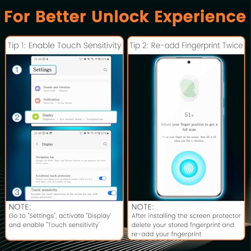 Image of MACLEN 100% Fingerprint Working AG Matte Tempered Glass For Samsung Galaxy S24 5G (Gamming Temper) Full HD Edge to Edge Coverage, 9H Hardness /Matte Glass