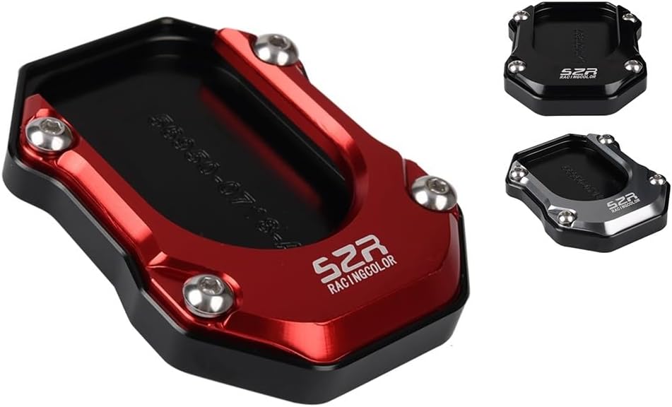 motorcycle Foot Plate Pad For LONCIN VOGE 350 SR4 MAX 350 MAX350 350T LX-350T Motorcycle Accessories Kickstand Foot Side Stand Enlarge Extension Pad Shelf