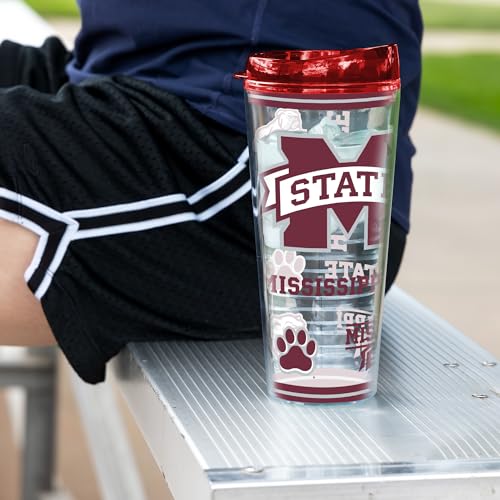 Image of Rico Industries NCAA College Double Wall Mayhem 16oz Or 20oz Tritan Tumbler W Lid