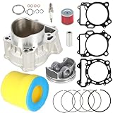 WFLNHB Big Bore Cylinder Piston Gasket Top End Kit Replacement for Suzuki DRZ 400 434cc 2000-2015