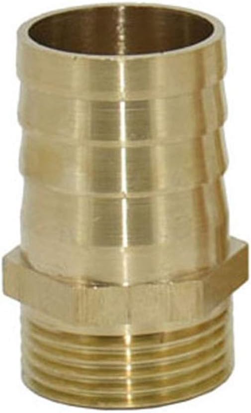 Hose Connector Brass Male 1" to 16MM 19mm 25mm 32mm Water Pipe Barb Joint DN15 DN20 DN25 Pipe Joint 10 Garden Hose Joints (Color : 16mm)