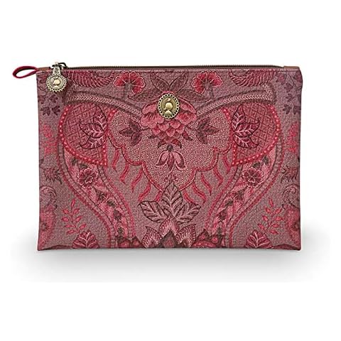 Pip Studio Cosmetic Bag Medium | Dark Pink - 24 x 15.5 x 1 Cover