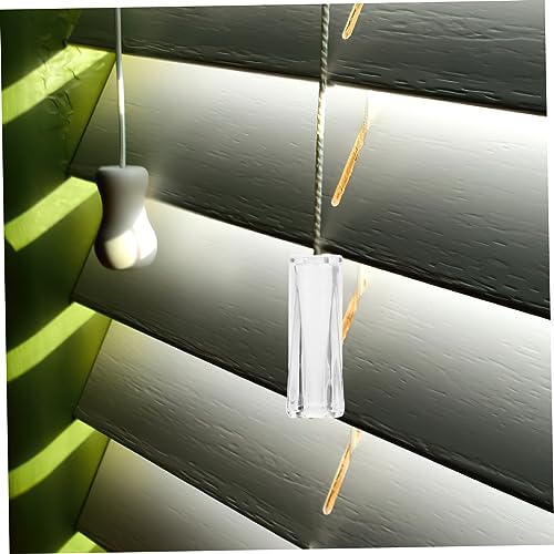 Amosfun 10 Pcs Haste Cega Veneziana Alça Acessórios De Haste Cega Vertical Acessórios De Cortina 10