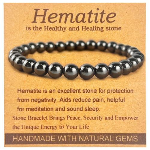 Handmade Healing Bracelet for Women – 6mm Natural Gemstone Beads, Positive Energy Jewelry, Thoughtful Gift for Her, 1 Piece, Adjustable, Stone, no gemstone
