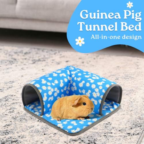 HeNdShe Túnel de Esconderijo de Porquinho da Índia Lavável À Máquina Cama para Animais Pequenos Em F