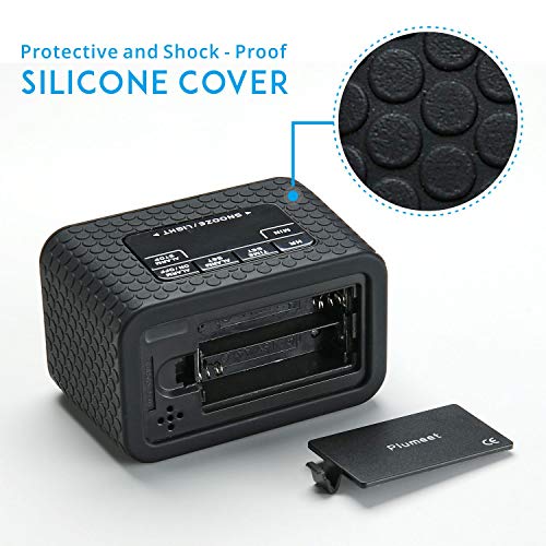 Plumeet Digital Alarm Clock Kids Alarm Clock With Snooze And Backlight - Simple Travel Clocks Large Lcd Display - Loud Alarm Clock For Bedroom - Battery Powered(Black) #TOP6