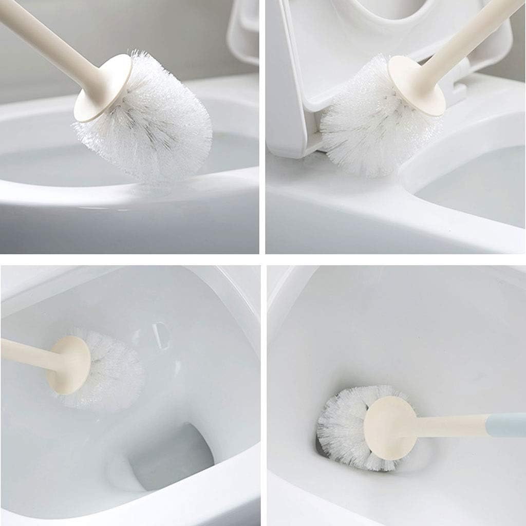 Toilet Brush Holder Beautiful and Durable Toilet Brush, Bathroom Cleaning Brush, Spherical Brush with Strong Cleaning Power Will not,Toilet Brush with Holder