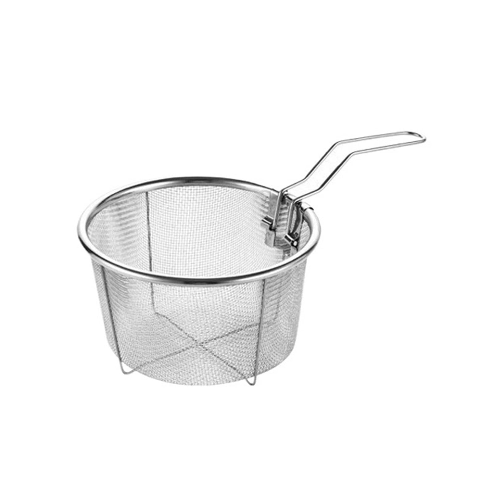 Panier passoire à friture 15cm en acier inoxydable pour cuisine
