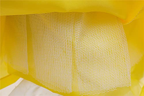 Christening Lace Birthday Christmas Easter Special Occasion Flower Baby Girl Dress Princess Formal Prom Party Tutu Ball Gown 3T 4T Yellow 120 #TOP6