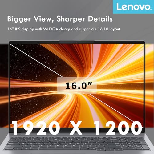 Image of Lenovo ThinkBook 16 Business Laptop, Intel Core i5-13420H (Beats i7-1355U), 16 inch WUXGA IPS Display, 16GB DDR5 RAM, 1TB SSD, Wi-Fi 6, RJ-45 Ethernet Port, Microsoft Office, Windows 11 Pro, WOWPC USB