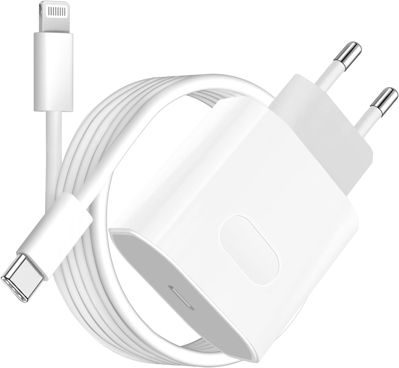 Caricatore IPhone[Certificato Apple Fi]25W Caricabatterie Rapido USB C E Cavo Caricabatterie - Foto 4
