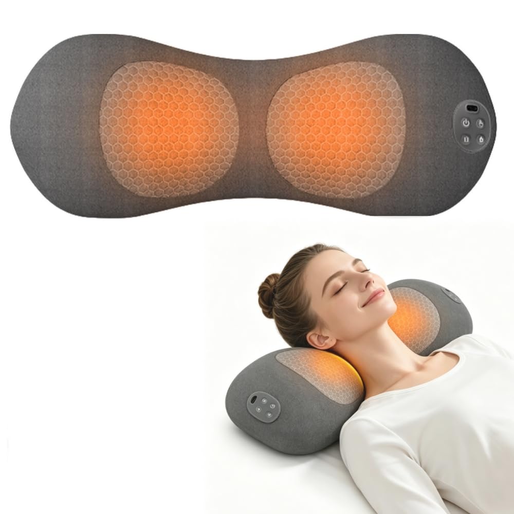 Masseur de dos 3 en 1 avec traction de levage, massage et chaleur