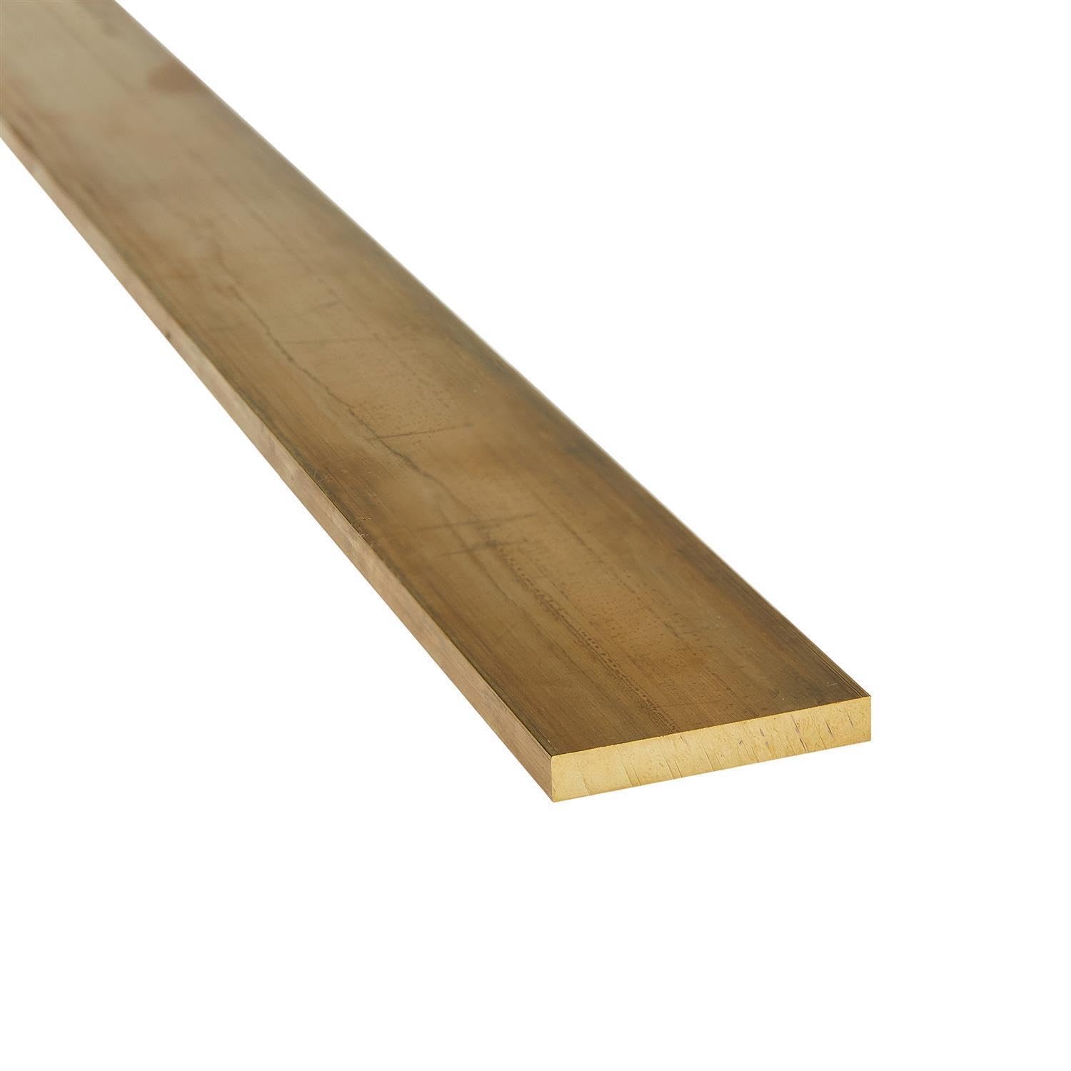 Barre plate en laiton - Platine - 30 x 5 mm x 1500 mm +/- 5 mm