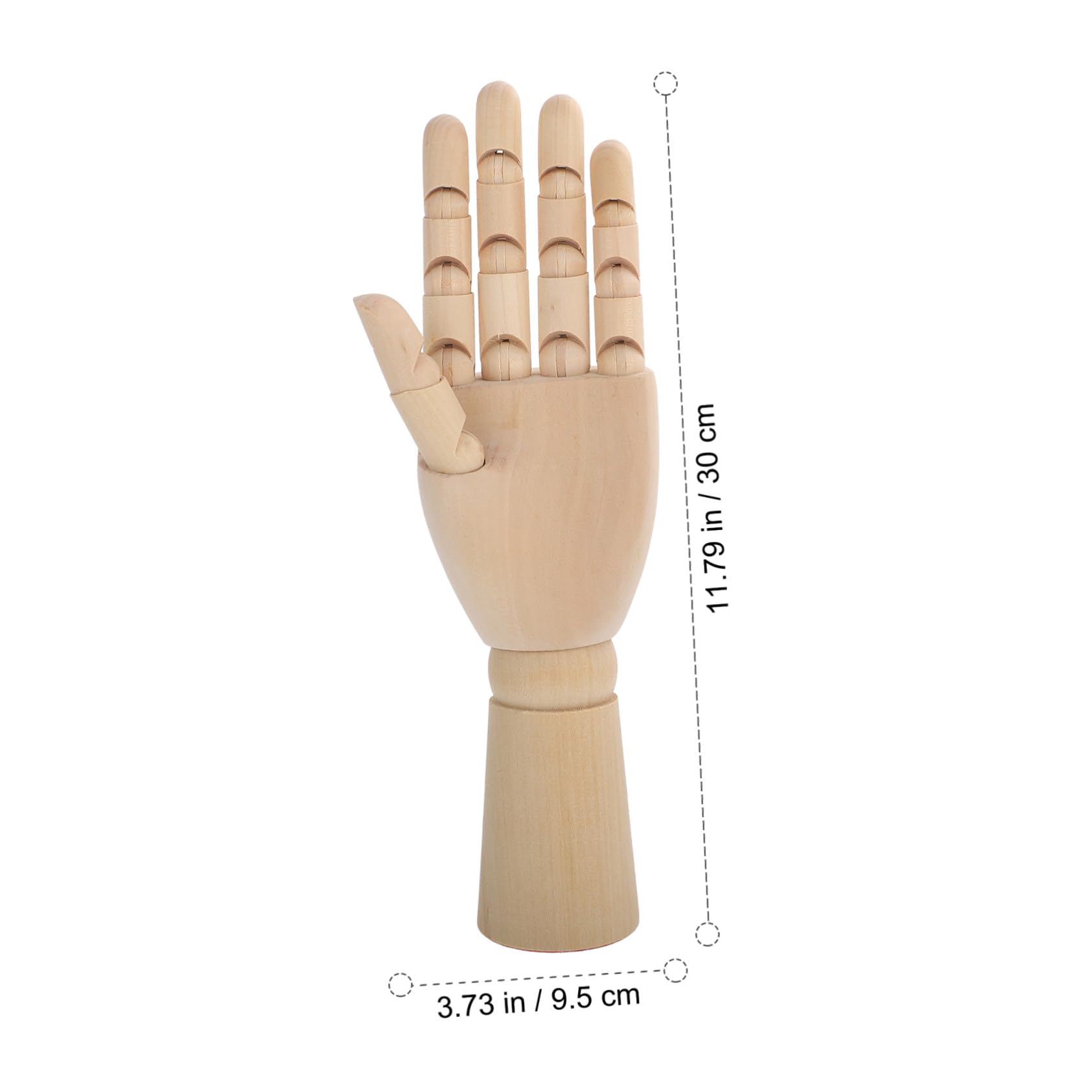 Holzhandmodell für Zeichnen und Skizzieren, Beweglich, Beige