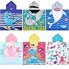 Oudain 6 Pcs Kids Hooded Towel Kids Bath Towels with Hood Microfiber Kids Beach Towels Baby Pool Beach Towel for Boy Girls Hooded Towel for Toddler Kids Poncho Towel (47 x 24 Inch,Cute Style) 514kqw24usL. SS100