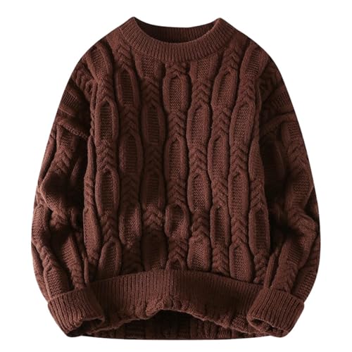 Suéter de manga larga para hombre jersey de punto de invierno