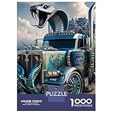 Lastwagen 1000-teiliges Papier Mech Stil LKW Erwachsenenpuzzle Für Familien Mit Kindern Ab 8 Jahren Vater-Mutter-Kind Gruppe Familienbonding-Zeit 70x50cm/1000pcs