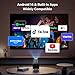 4K 1080P unterstützt Mini Beamer mit Android 11 OS Klein Projektor mit WiFi 6 Bluetooth 5.4, 270° Drehung Smart Portable Projector Kompatibel mit iOS/HDMI/USB/iPhone LYNCAST VisualCube 300 schwarz