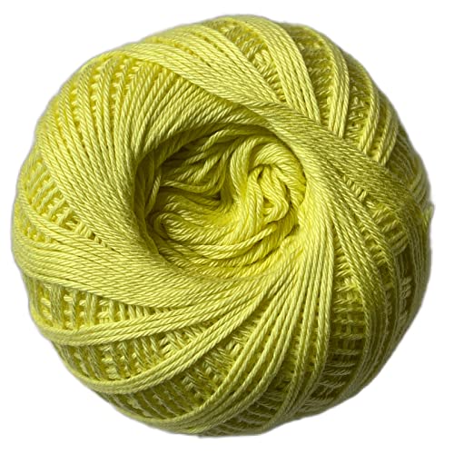Image of Crochet Now | Dezire Cotton Premium |100% Soft Cotton Yarn 4 Ply (100 Grams Balls) Goes with 3.00 mm Hook for Crochet /Knitting (Yellow)