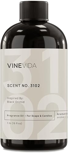 Miniatura 499 de VINEVIDA [4 onzas] Aceite de fragancia de madera de teca de caoba para fabricación de velas y fabricación de jabón, aromas de velas prémium para