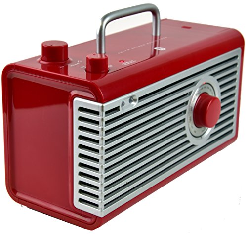 Radio Kaito CBR3 AM/FM Bluetooth con linterna LED rojo miniatura 2