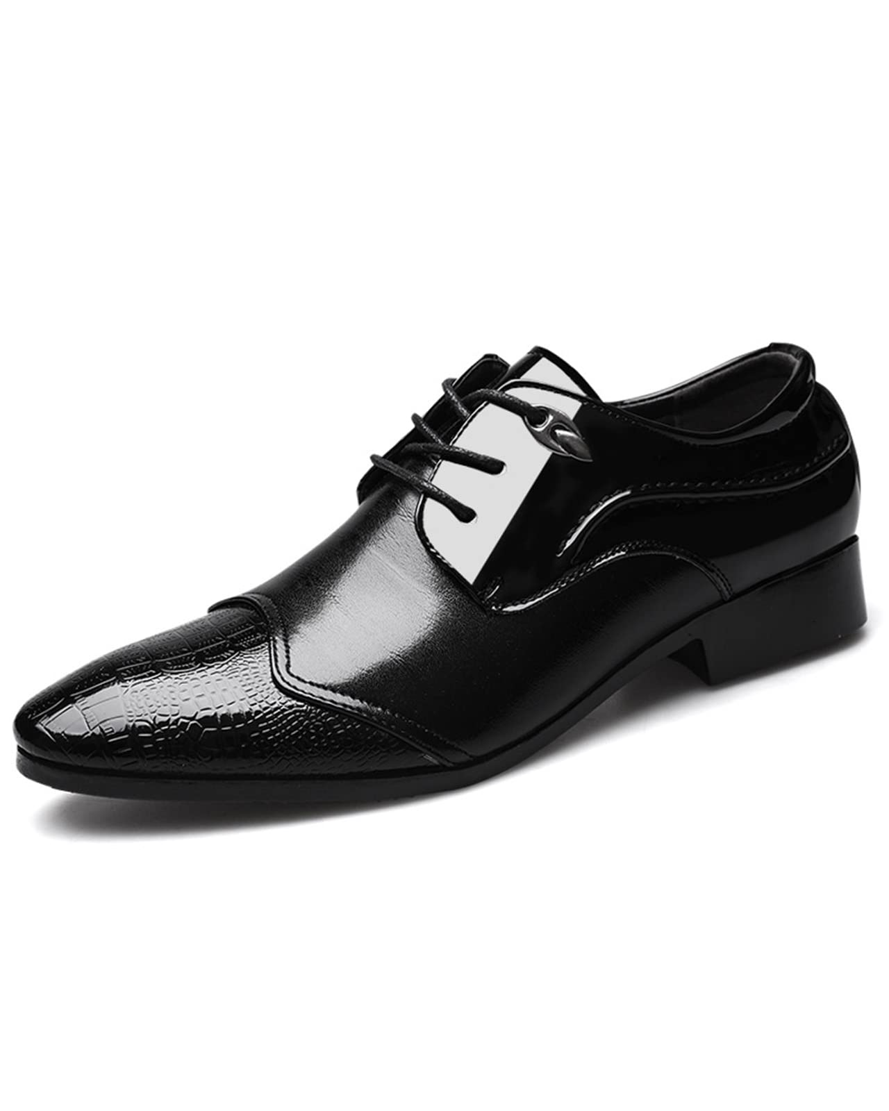 Oxford da Uomo Scarpe Eleganti da Cerimonia Stringate in Pelle Scarpe da Lavoro Classiche Scarpe Brogue Scarpe da Sposa