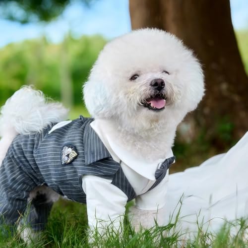 Disfraz de Smoking para Perros Medianos y Pequeños M miniatura 2