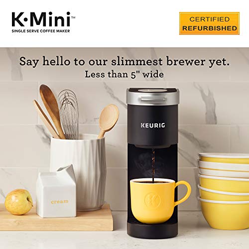 Keurig K-Mini Coffee Maker, Certified Refurbished, Black (Renewed) - Image 3