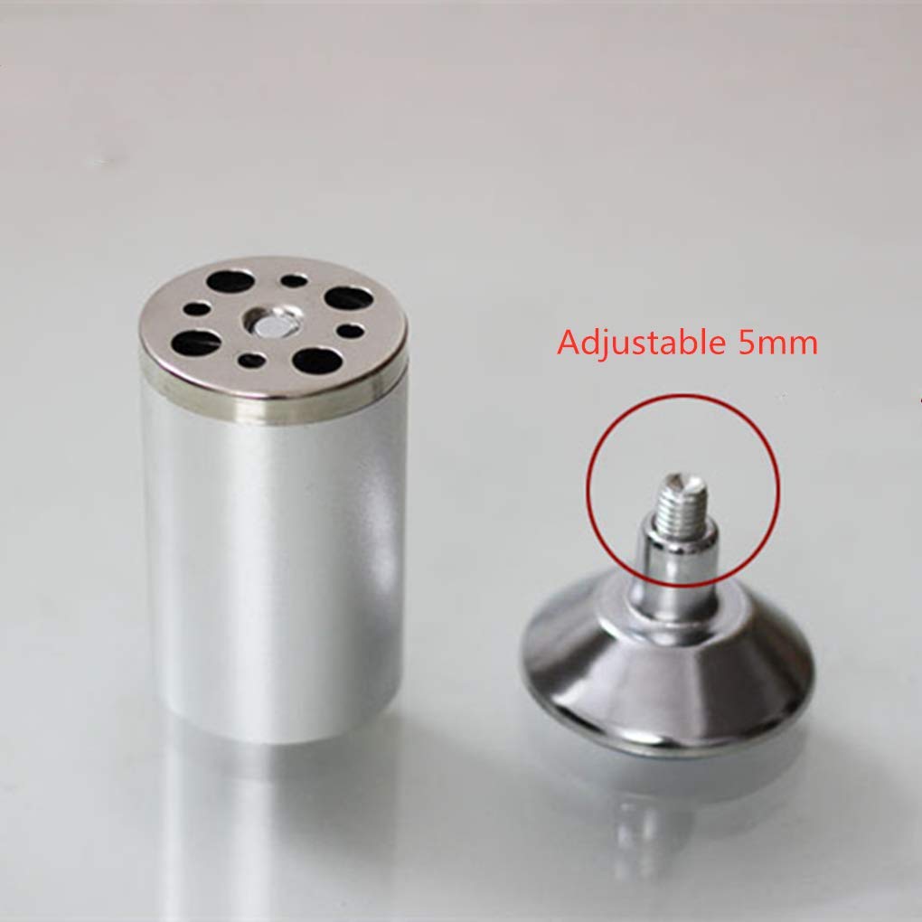 Gambe per mobili Gambe per tavoli Regolabili in Metallo Piedini per mobili Piedini in Lega di Alluminio Piedini di Ricambio Rotondi per alzate per mobili Gambe per divani Gambe per