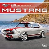 Mustang OFFICIAL 2022 7 x 7 Inch Monthly Mini Wall Calendar with Foil Stamped Cover, Ford Motor Muscle Car