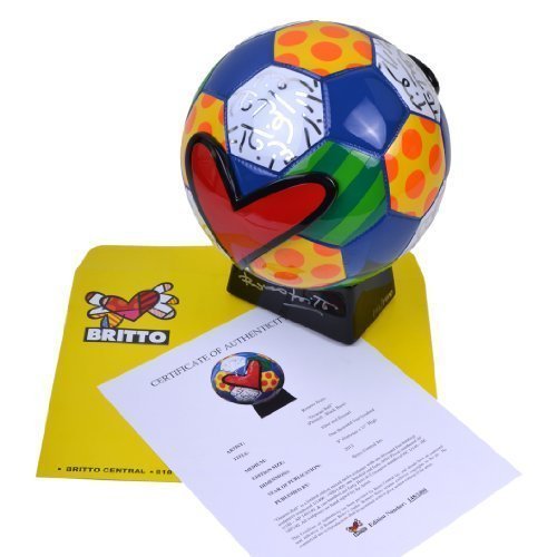 ROMERO BRITTO Soccer Ball Figurine World Cup EUR 187,66 - FR