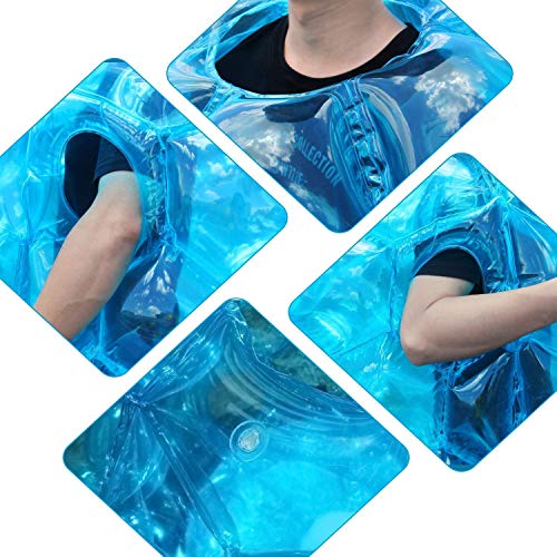 Sumo Bumper Balls, Theefun 2 Pack Inflatable Body Bubble Soccer Ball, 36inch Durable PVC Vinyl Bopper Toys for Kids and Adults Physical Outdoor Active Play, Blue - Thumbnail 5
