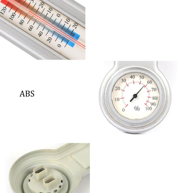 Dial Pointer Hygrometer Wall Mounted Indoor Thermometer Temperature Gauge