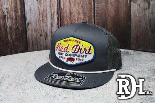 Image of Red Dirt Hat Company Buffalo Patch Adjustable Snapback Hat