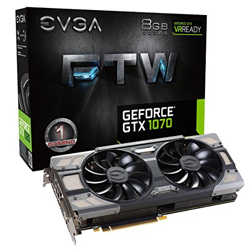EVGA GeForce GTX 1070 FTW GAMING ACX 3.0, 8GB GDDR5,...