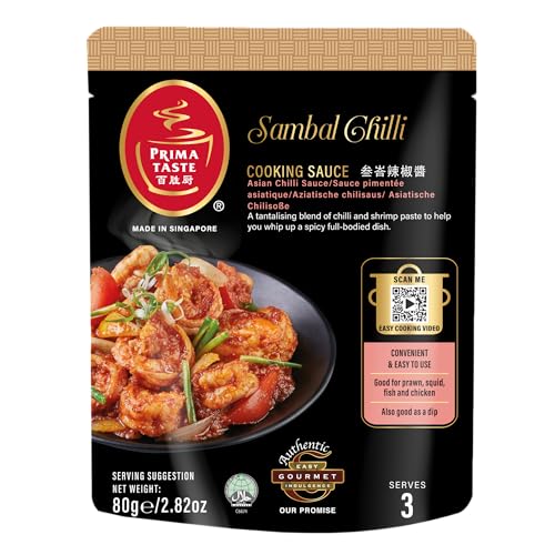 Prima Taste Sambal Chilli Asian Chilli Sauce, 80 g