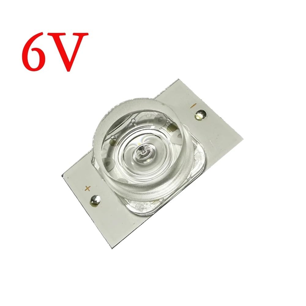 Compatibile con perline Compatible with lampade a striscia di retroilluminazione a LED SMD con filtro ottico Compatible with TV LED da 32-65 pollici, riparazione 3V con modello(Copper 100PCS 6V)
