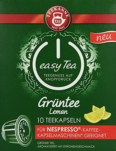 easy Tea Grüntee Lemon, 6er Pack (6 x 20 g, 6x10 kapseln)