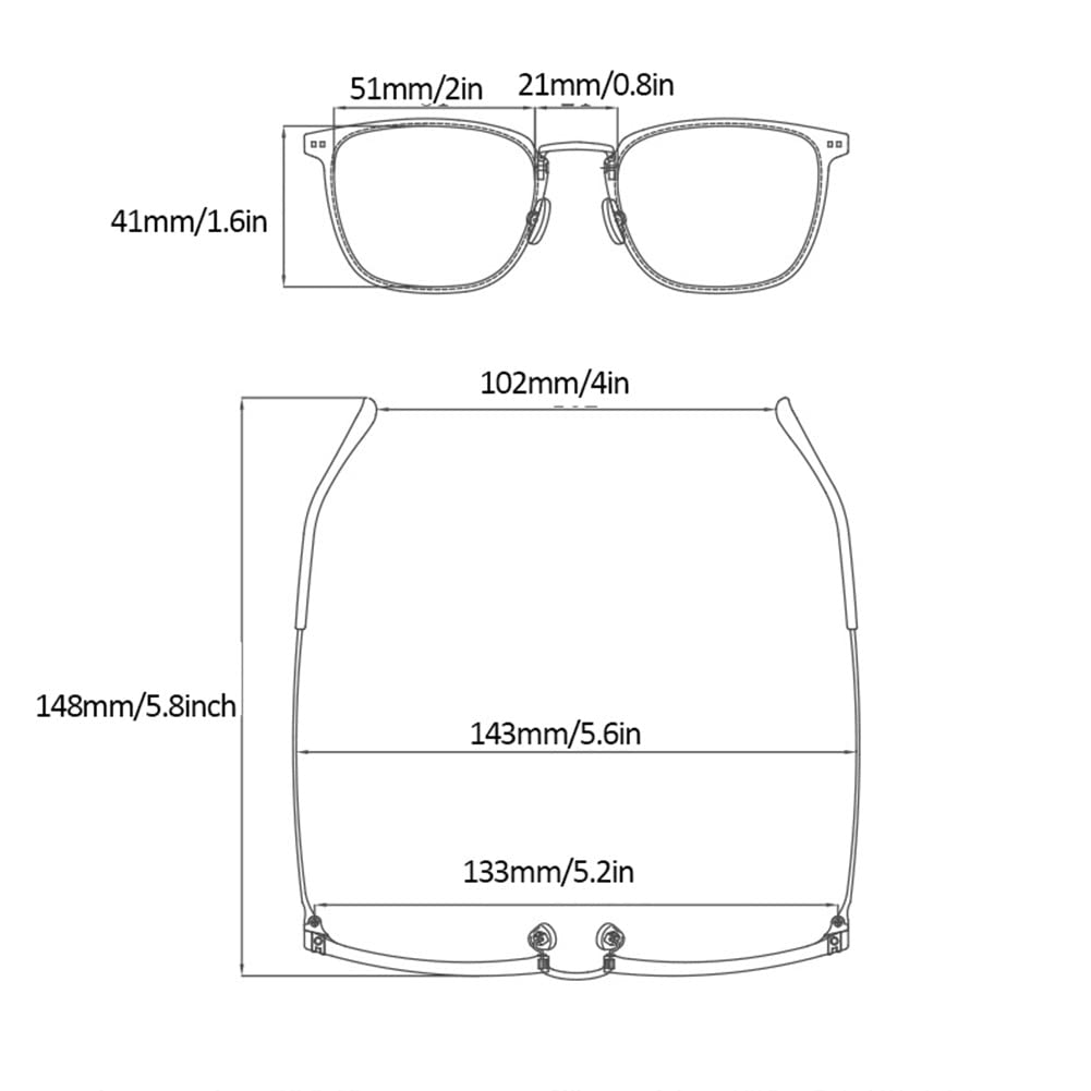 TBHOME Progressive Multifokale Lesebrille, Photochrom Im Freien Im Freien, Blue Light Blocking Computer Brille, Flexibel, Leicht, Komfortabel/2