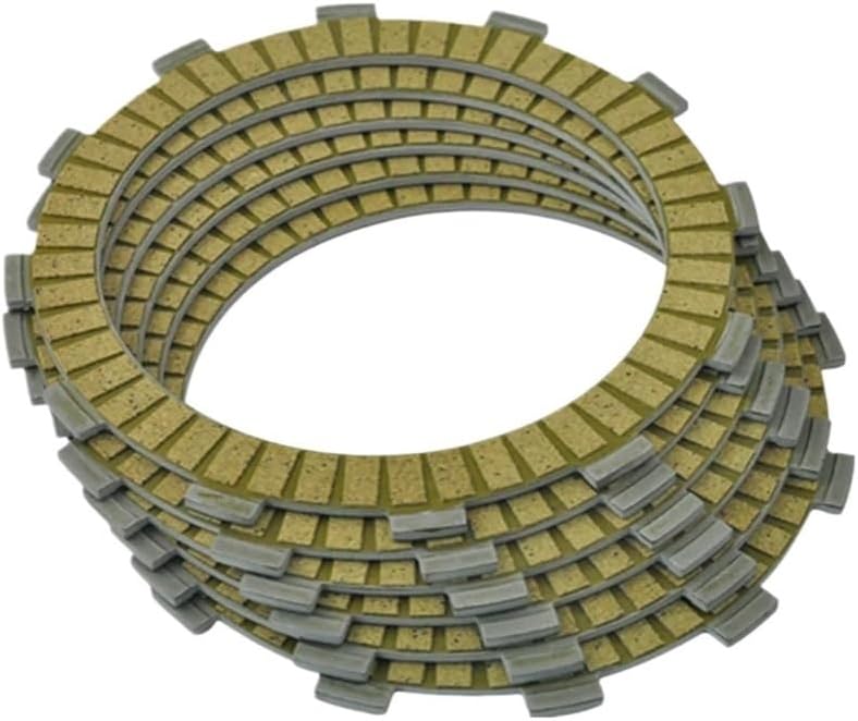 Motorcycle Friction Clutch Disc Plate Complete 6pc Motorcycle Clutch Plate Set Replacement for Nighthawk CB650 650 82-85 1982 1983 1984 1985
