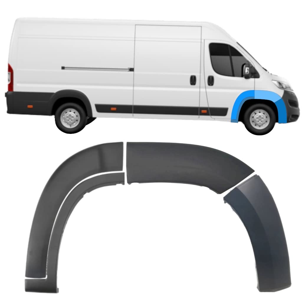 Per Fiat Ducato Boxer Relay 2014-2018 Arco Anteriore Modanatura Pannello Trim Set/Destra in Plastica di Alta Qualità di polcar