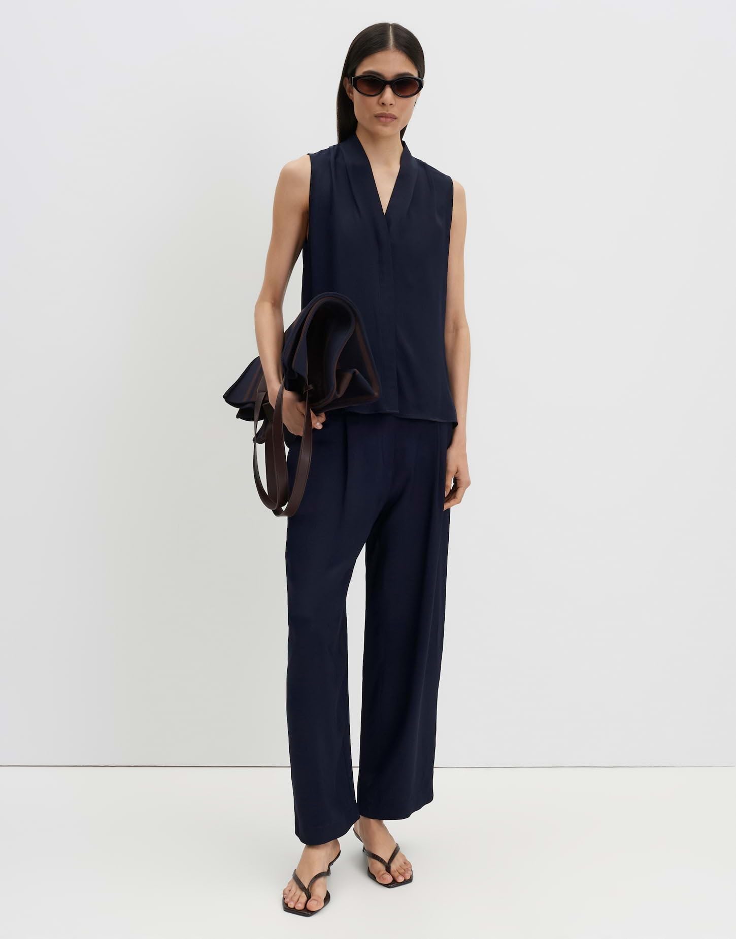 someday Damen Blusentop | Blusentop aus ECOVERO™ Viskose Slim Fit