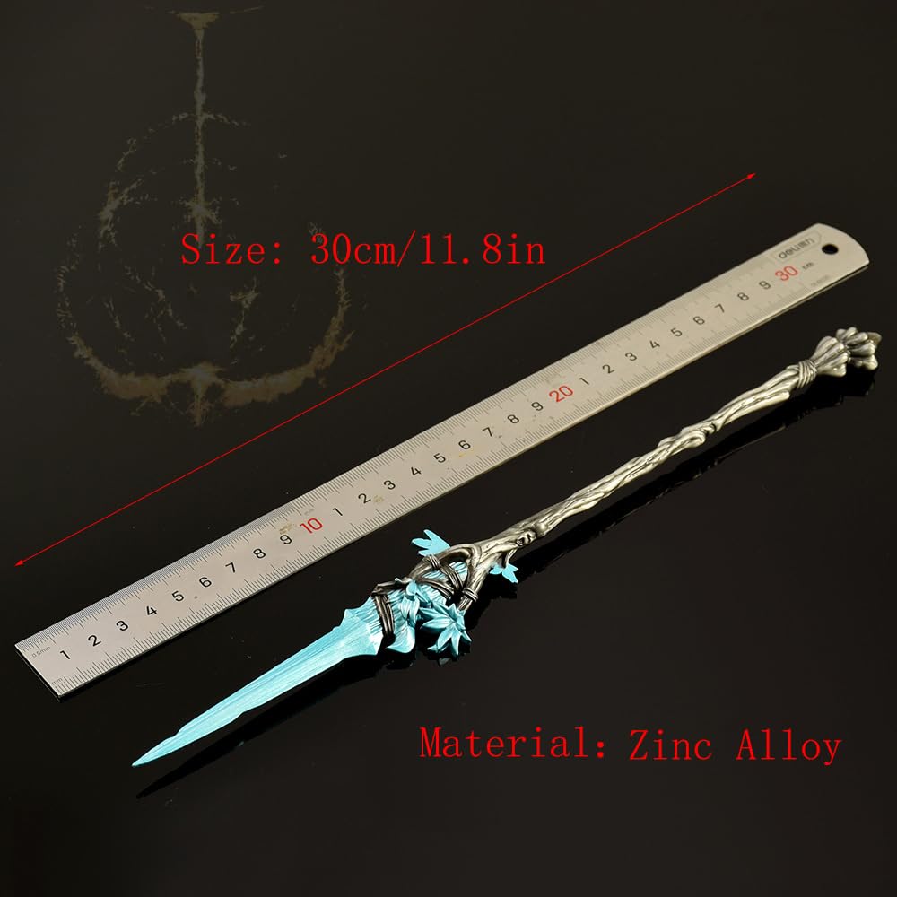 Artículos de colección de Videojuegos, Réplica del Modelo Elden Ring Dreamspear Totalmente metálico de 11,8 Pulgadas con Caja Regalo Coleccionables metálicos