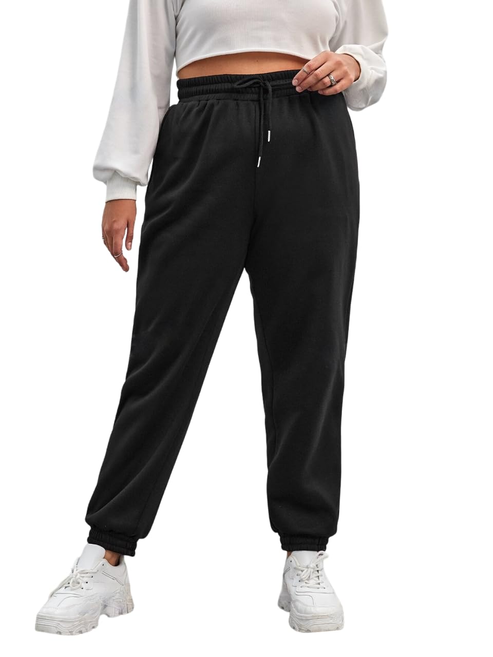 dockstreet Women's Regular Fit Cotton Track Pants, Lower, Sports Trouser,Night Pants, Joggers for Lounge n Gym Wear for Ladies-picture-10