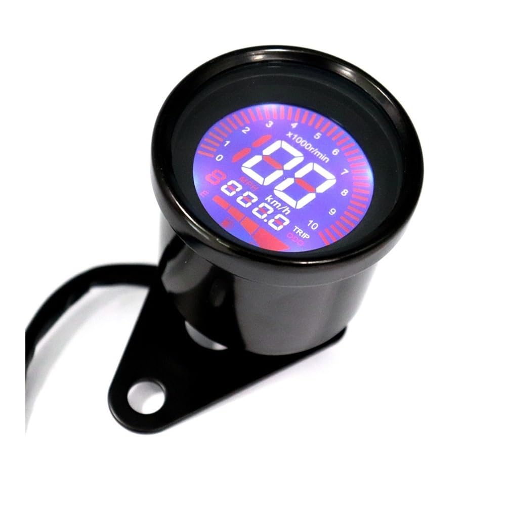 Moto Contachilometri MAX 299KM/H 7 Colori Contachilometri Digitale Moto Tachimetro Dirt Pit Calibro Moto Cruscotto Meter Accessori Moto