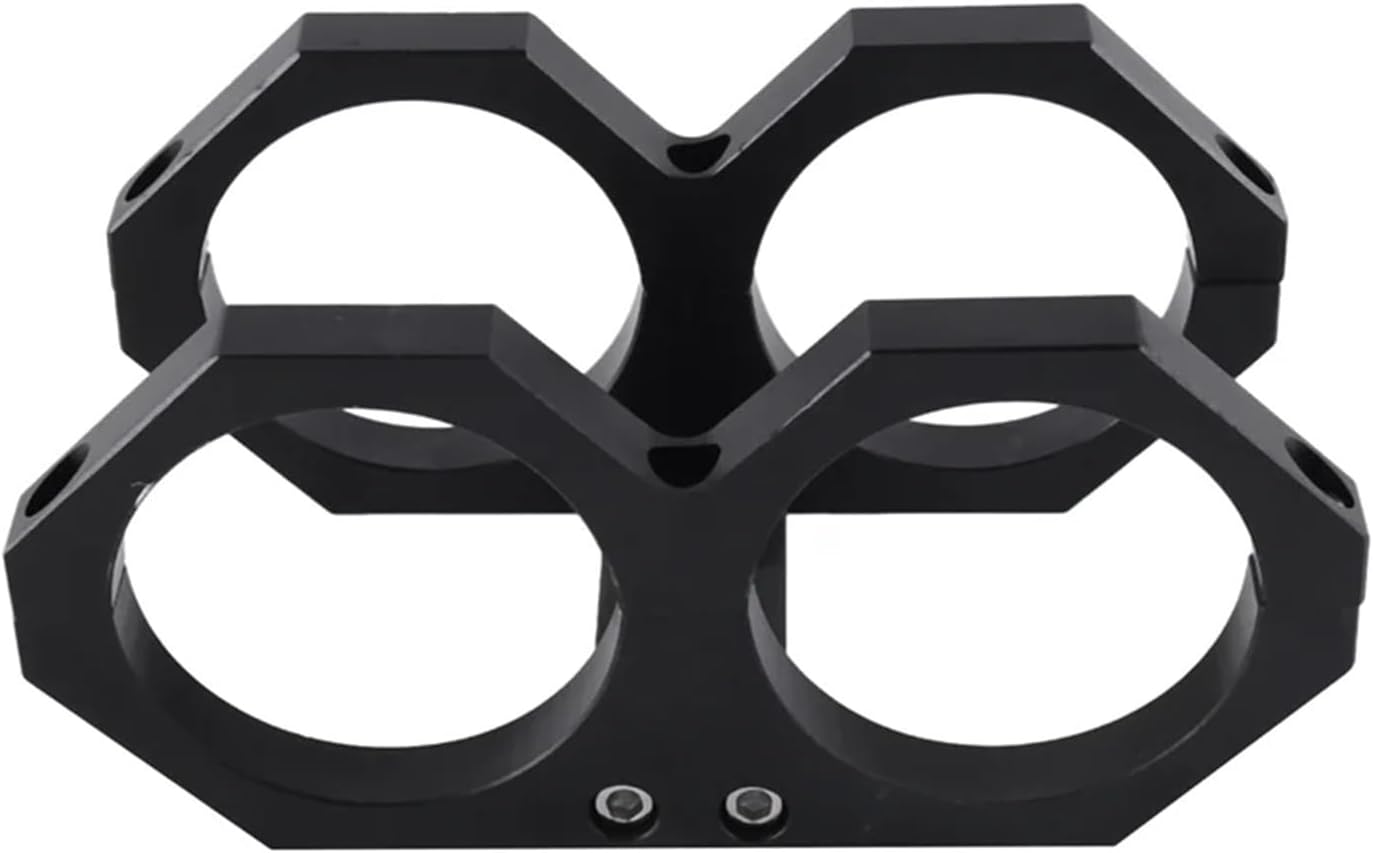 B07A-55-70Mm Fuel Pump Bracket Aluminum Dual Fuel Pump Bracket Compatible with 044 Fuel Pump Black