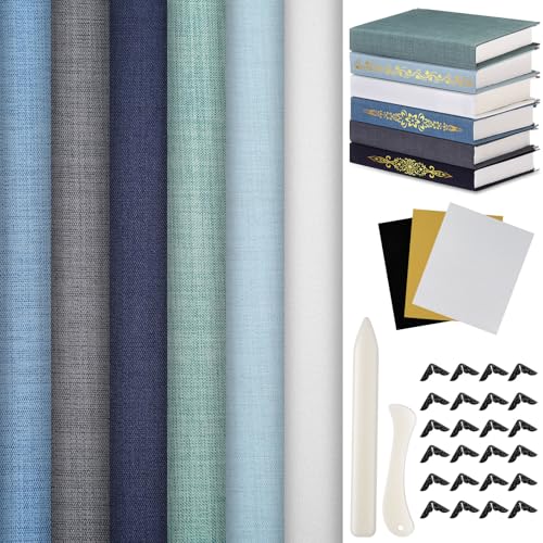 Humyoun Book Binding Cloth Kit, Includes 12''x16'' Bookcover...